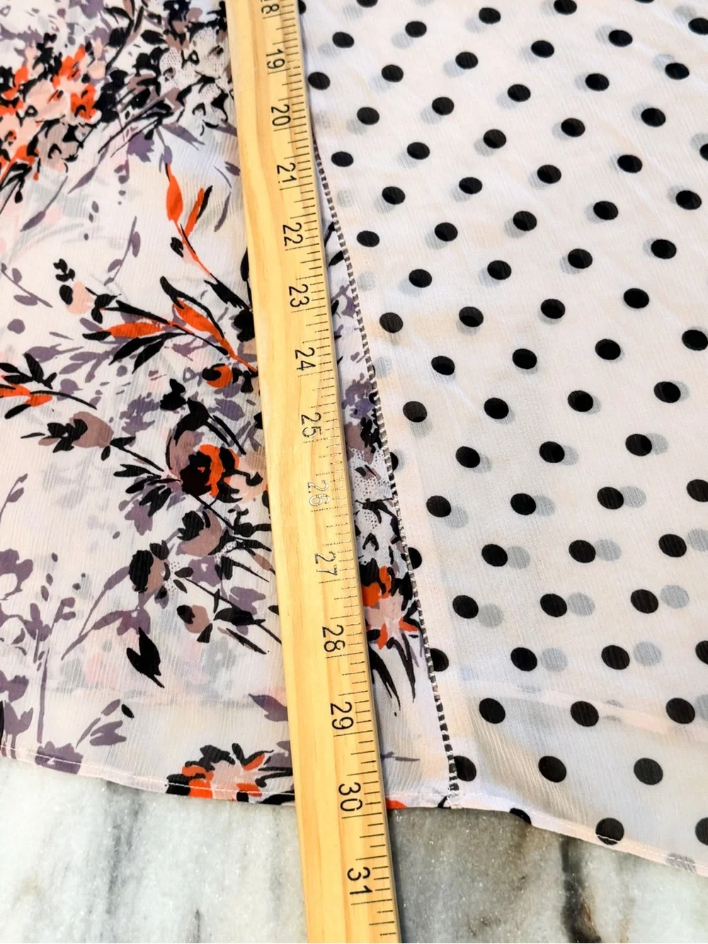 Anthropologie Vanessa Virginia Floral Polka V-Neck Tank Top Sz L - Picture 5 of 7